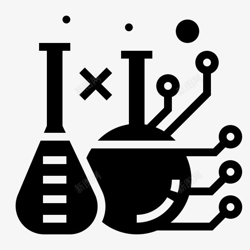 科学技术实验室科学实验svg_新图网 https://ixintu.com 科学技术 实验室 科学实验 数字 经济