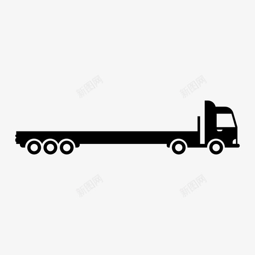 敞篷卡车货物工业和客运svg_新图网 https://ixintu.com 敞篷 卡车 货物 工业 客运