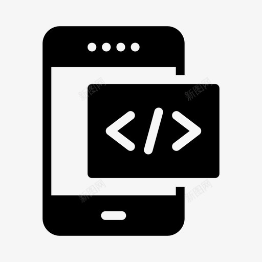 移动编码开发电话svg_新图网 https://ixintu.com 移动 编码 开发 电话 编程 艺术 设计 字形
