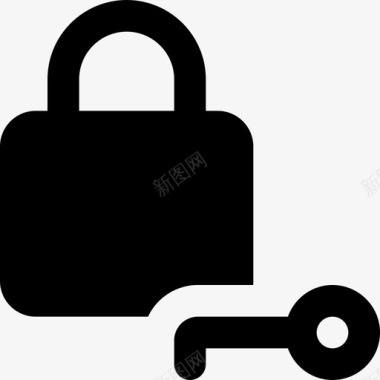 密钥web应用程序安全1已填充图标