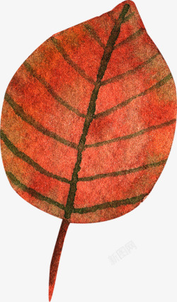 秋季金黄色树叶水彩秋季树叶图免扣手绘彩绘水彩插画高清图片