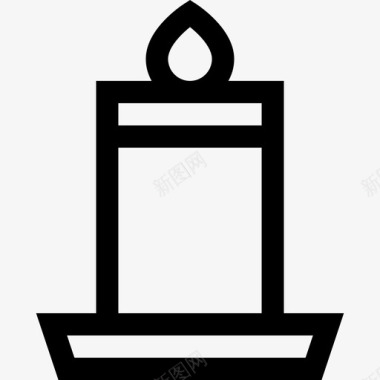 蜡烛印度70直线型图标