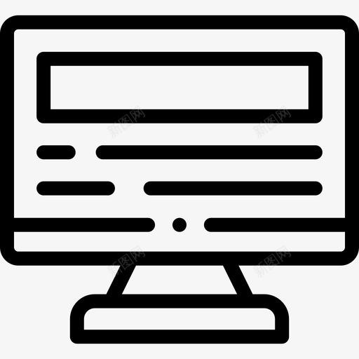 监视器响应式设计66线性svg_新图网 https://ixintu.com 监视器 响应 设计 线性