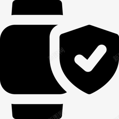 智能手表网络应用安全1已填充图标