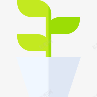 植物罐创意工艺110扁平图标