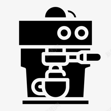 咖啡机家用电动2固态图标