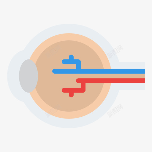 眼球科学156扁平svg_新图网 https://ixintu.com 眼球 科学 扁平