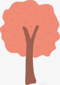 秋季小树插画图20200925素材