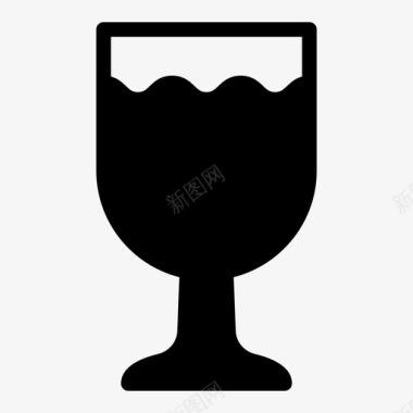 果汁杯饮料葡萄酒图标