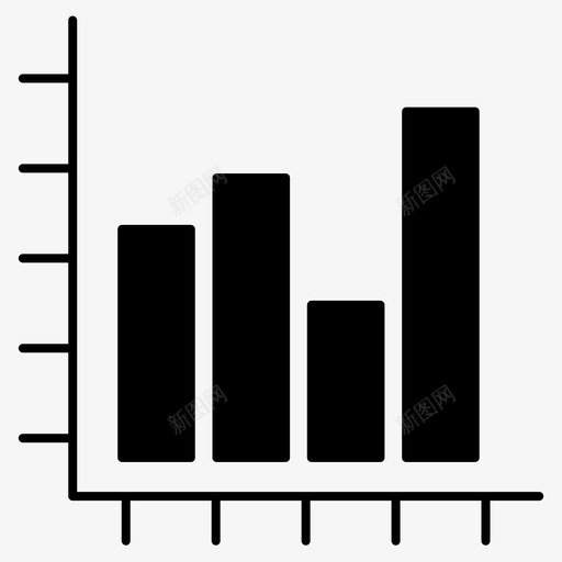 图形条形图生长svg_新图网 https://ixintu.com 图形 条形图 生长 字形 实心