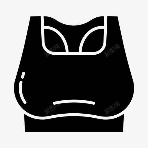 运动胸罩衣服195字形svg_新图网 https://ixintu.com 运动 胸罩 衣服 字形