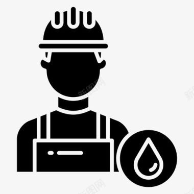 工人石油工业25雕文图标