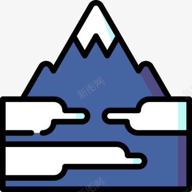 山环境27线性颜色图标
