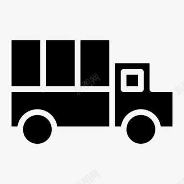 卡车货物柴油机图标