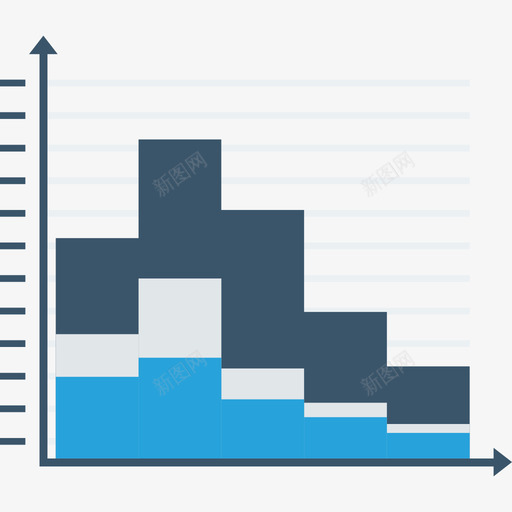 条形图数据分析36扁平svg_新图网 https://ixintu.com 条形图 数据分析 扁平