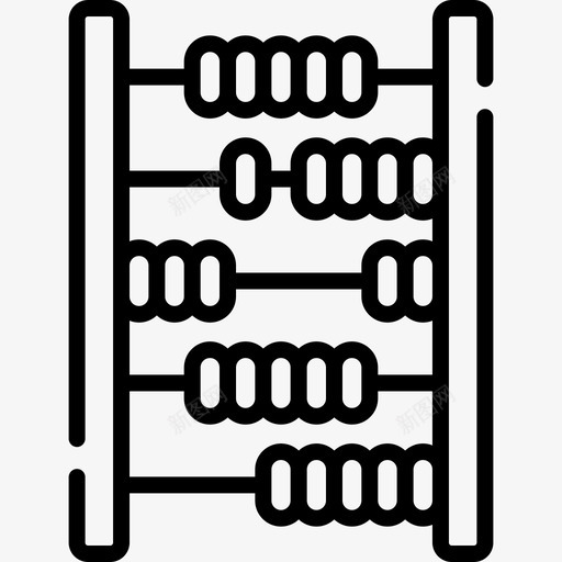 算盘52幼儿园直线svg_新图网 https://ixintu.com 算盘 幼儿园 直线