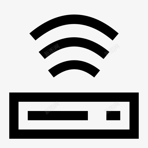 wifi路由器计算机硬件svg_新图网 https://ixintu.com wifi 路由器 计算机 硬件 it 线路