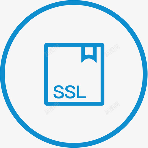 SSL数字证书svg_新图网 https://ixintu.com SSL 数字证书 填充 线性