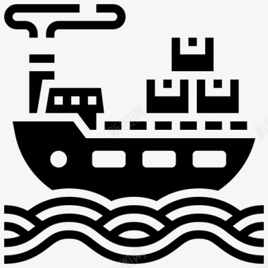 船舶交货出口图标