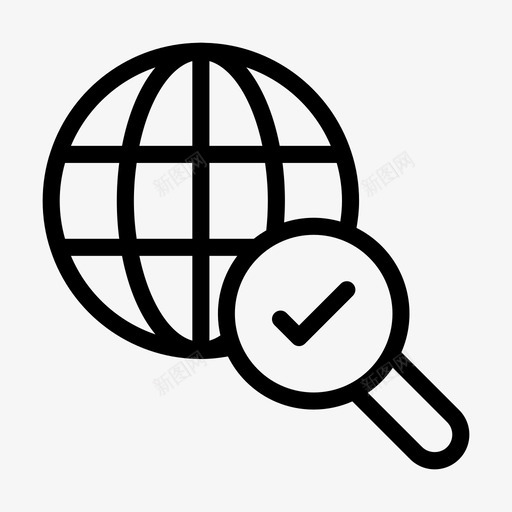 搜索全局完成internet联机svg_新图网 https://ixintu.com 搜索 全局 完成 internet 联机 世界 业务管理 标志符
