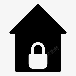 人寿保险建筑房子锁建筑家高清图片