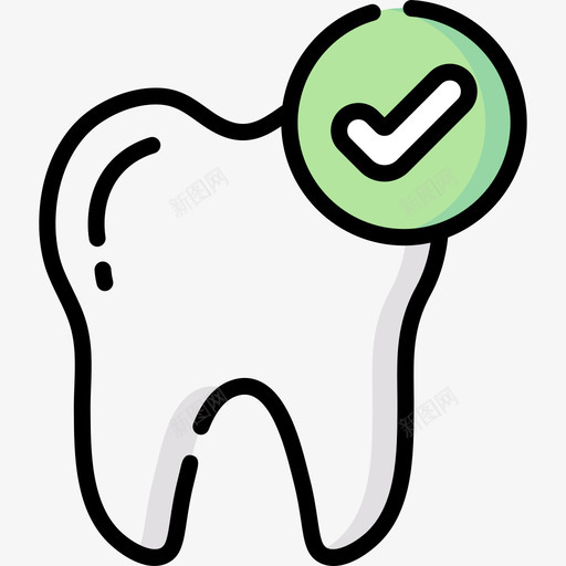 牙科护理医疗保健35线性颜色svg_新图网 https://ixintu.com 牙科 护理 医疗保健 线性 颜色