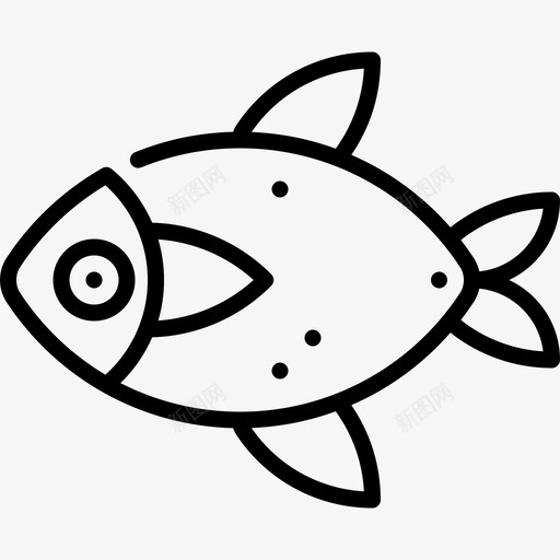 鱼类环境26线性svg_新图网 https://ixintu.com 鱼类 环境 线性