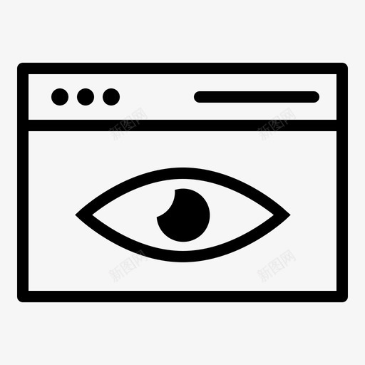 网络眼睛信息svg_新图网 https://ixintu.com 网络 眼睛 信息 互联网 安全 搜索引擎 优化