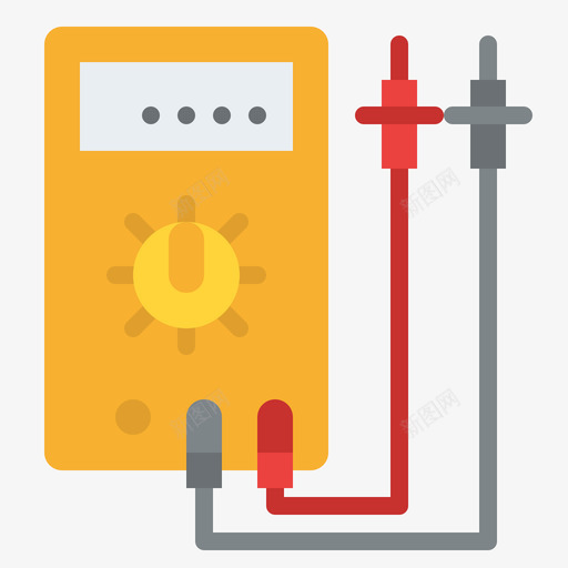 万用表科学156扁平svg_新图网 https://ixintu.com 万用表 科学 扁平