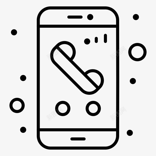 appcallcallingsvg_新图网 https://ixintu.com app call calling mobile phone android 应用程序 常规 线路