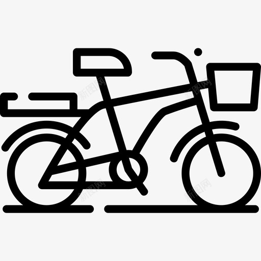 自行车旅行348直线型svg_新图网 https://ixintu.com 自行车 旅行 直线 线型