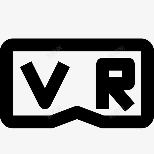 Vr眼镜虚拟现实103线性svg_新图网 https://ixintu.com Vr 眼镜 虚拟现实 线性