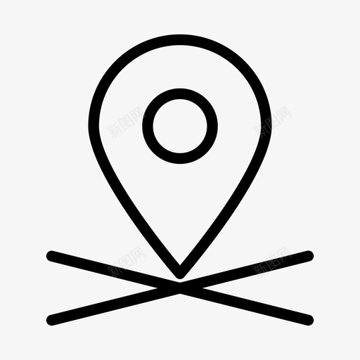 区域标识位置地图svg_新图网 https://ixintu.com 区域 标识 位置 地图 地点 自然 户外 领域