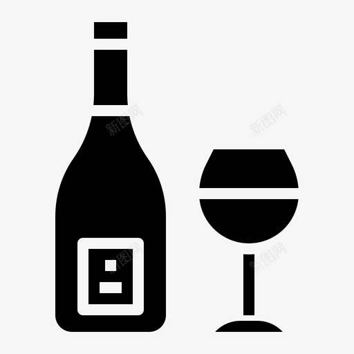 葡萄酒酒类酒瓶svg_新图网 https://ixintu.com 饮料 葡萄酒 酒类 酒瓶 奢侈品 食品 立体 立体图 图标