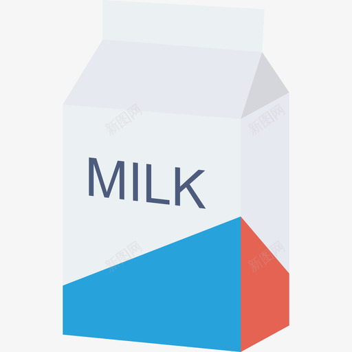 牛奶健康和健身平坦svg_新图网 https://ixintu.com 牛奶 健康 健身 平坦