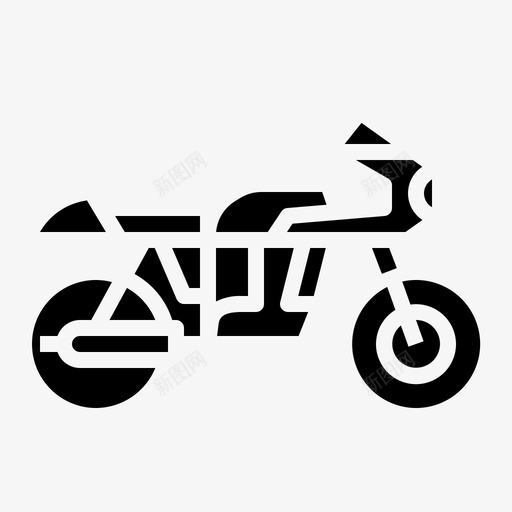 caferacer摩托车运输车辆svg_新图网 https://ixintu.com 摩托车 caferacer 运输 车辆