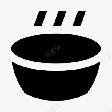 热盘子盘子食物图标