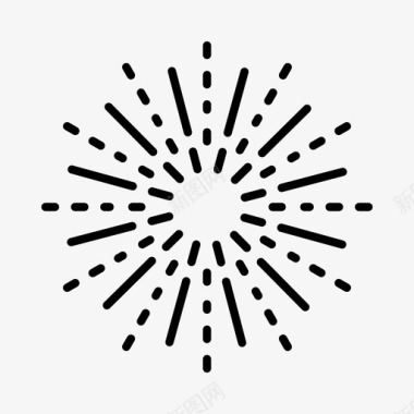 烟花爆竹新年除夕图标