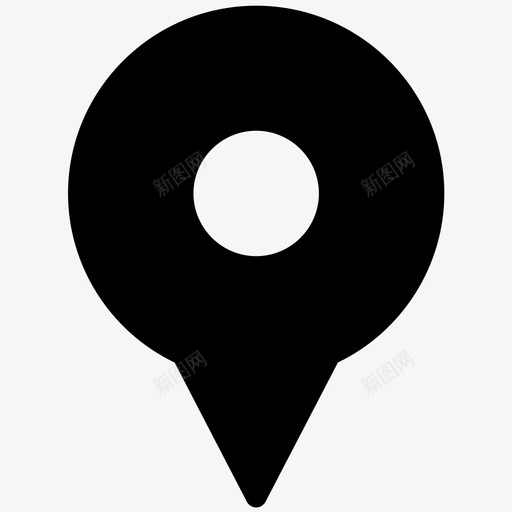 位置定位地图和标志svg_新图网 https://ixintu.com 位置 定位 地图 标志 导航 网页 填充 图标