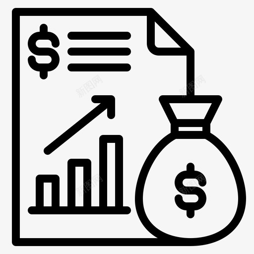 条形图商业和金融117线性svg_新图网 https://ixintu.com 条形图 商业 金融 线性