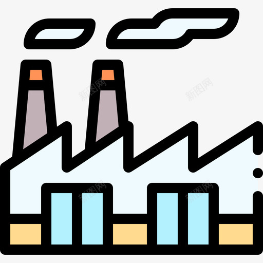 工厂世界环境日11线性颜色svg_新图网 https://ixintu.com 工厂 世界环境日 线性 颜色