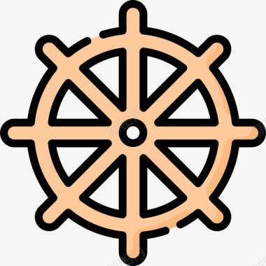 法轮宗教46线色图标