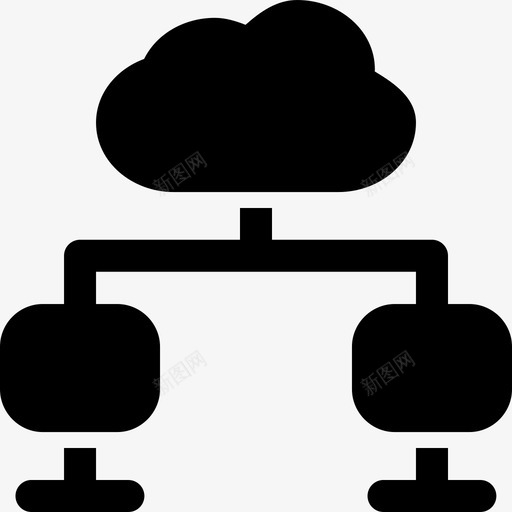 云传输图标计算机网络svg_新图网 https://ixintu.com 传输 图标 网络 计算机 云网