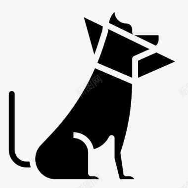 狗锥动物护理图标