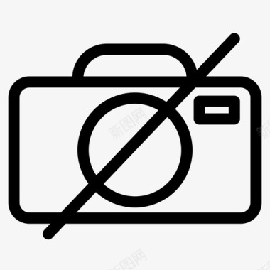 禁止拍照禁止禁止旅行图标