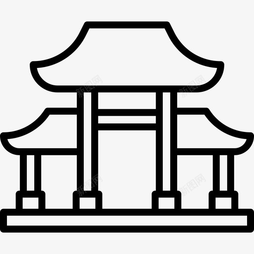 牌坊中国92直系svg_新图网 https://ixintu.com 牌坊 中国 直系