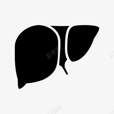 肝脏人体器官生命图标
