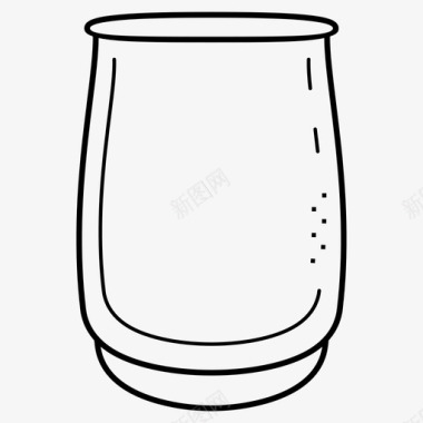 玻璃干净杯子图标