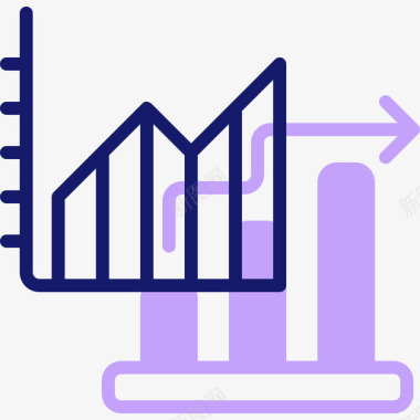柱状图营销178线性颜色图标