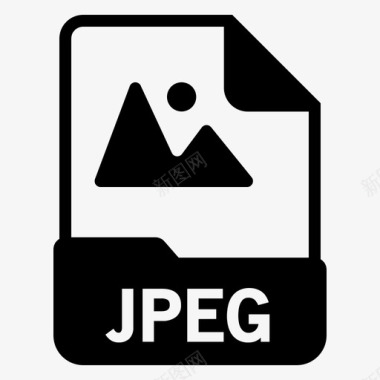 jpeg文档扩展名图标